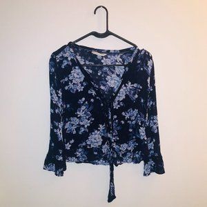 American Eagle Floral Blouse